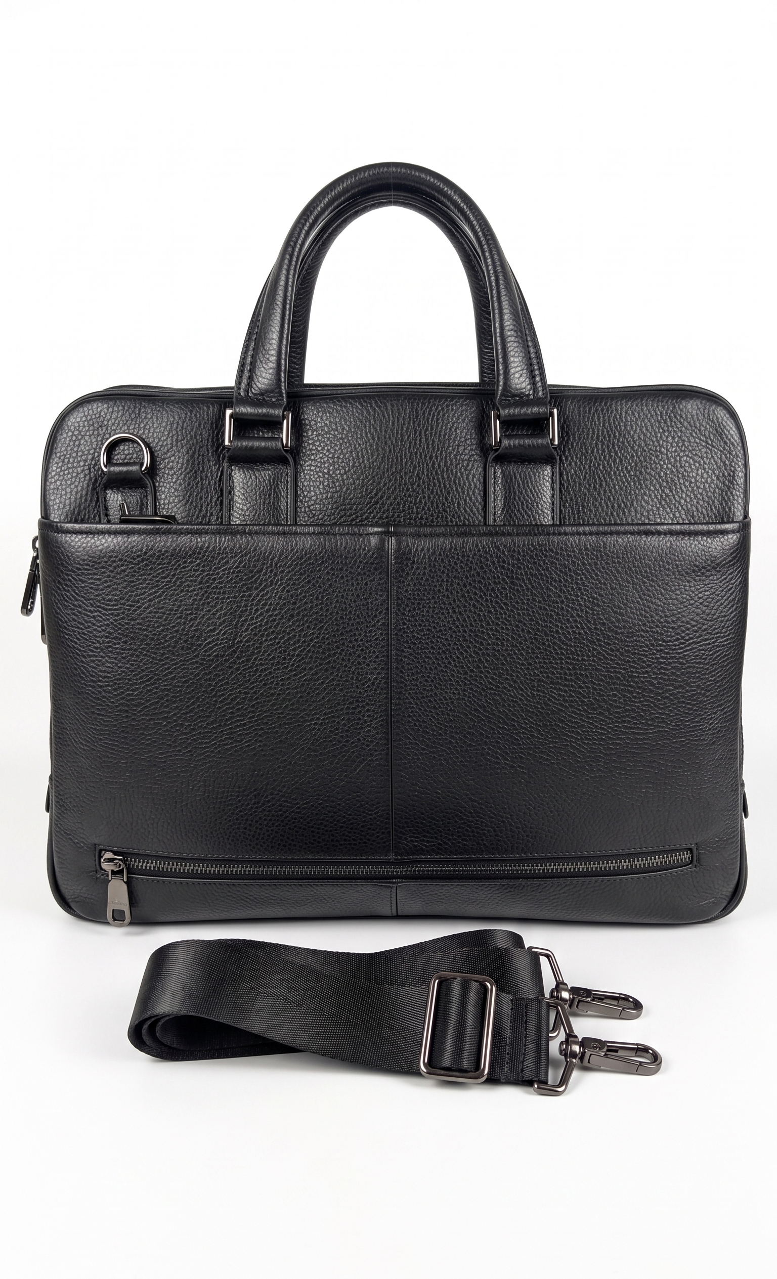 Shuclub Men's Premium Leather Briefcase – Executive Laptop Bag & Work Messenger