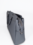 Professional Business Laptop Messenger Bag with Top Handles & Detachable Strap, Light Navy Blue