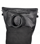 Luxury Hand-Woven Leather Tote Bag for Women – Large Capacity Shoulder Bag with Top Handle