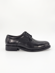 Pair of Shuclub men's black leather formal derby shoes
