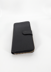 SHUCLUB Luxury Pebbled Leather Zip-Around Continental Wallet – Onyx Black