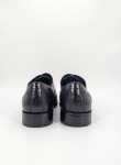 Shuclub Men’s Premium Black Leather Oxford Shoes – Hand Made Cap Toe Brogue Dress Shoes