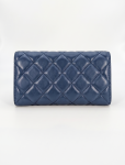 SHUCLUB Luxury Quilted Leather Chain-Strap Crossbody Clutch