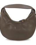 SHUCLUB Luxury Leather Crescent Hobo Bag