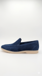 Men’s Navy Calf Leather Loafers
